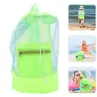 Mesh Beach Bag Picnic Bag Beach Toy Storage Backpack Bag