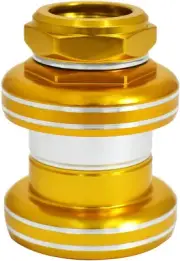 YST Old School BMX 1" Threaded Bike Headset 32.5 Cups 26.4mm, Gold, YT2882