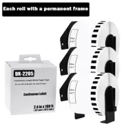 3ROLL Address Packing Label 2-3/7"x100' Compatible Brother QL1060N 1050N DK-2205