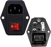 3 Pin Power Socket IEC320 Bartop Switch Interruptor Conector Maquina Arcade LED Power On/Off