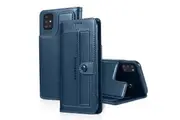 For Samsung Galaxy A51 Case SupRShield Luxury Wallet Leather Flip Magnetic Stand Case Cover (Navy Blue)