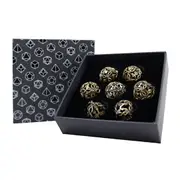 RPG Set Hollow Vines Dice (Tarnished Gold)