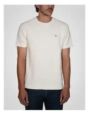 [Gant] Textured T-Shirt in Cream