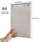 Learning Pad Giant Door Transparent Ruler Student Writing Grid Scale Non Slip Pl