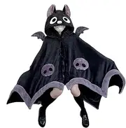 Bat Blanket Cloak - Wearable Blanket Hoodie, Cute Halloween Blanket | Soft Fleece Wearable Hooded Bat Wing Blanket, Cozy Halloween Costume, Fun Wrap for Kids, Warm Plush Cape with Wings for Cosplay