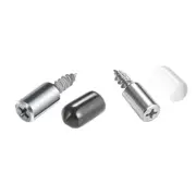 10/50pcs Layer Plates Self Tapping Screws Wardrobes Septum Bracket Fixed Screws