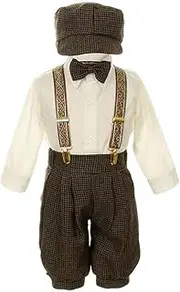 [iGirlDress] Vintage Dress Suit-Tuxedo Knickers Outfit Set Baby Boys & Toddler