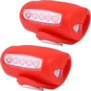 BESPORTBLE Super Bright Led Strobe Lights for Bike Headlight Taillight Solar Rear Cycle Lights Easy to Install for Night Cycling
