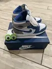 Nike Air Jordan 1 Retro High OG True Blue White Shoes Kids Size 4Y