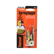 4 X Ramset Plasterboard Spring Toggle Hooks - 2 Pack