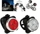 2pcs Bike Lights Set Front and Back USB Rechargeable LED Bicycle Waterproof Lamp