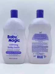 2 Pack - Baby Magic Calming Baby Bath, Lavender & Chamomile, 16.5 fl oz Each