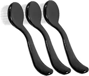 OFFIGAM Manual Facial Cleansing Brush 3pcs Horn Brush Set Gentle Face Wash Scrubber Exfoliation Tool Healthy Long-lasting