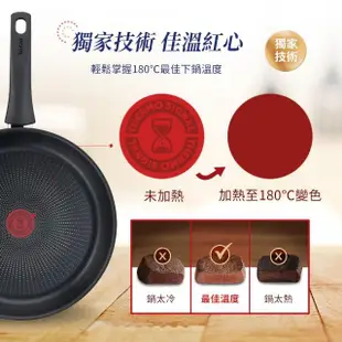 【Tefal 特福】法國製左岸雅廚系列28CM不沾鍋平底鍋(電磁爐適用)