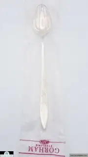 Gorham White Paisley Sterling Silver Ice Teaspoon 7.5" *BRAND NEW*