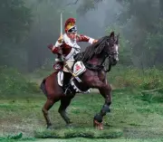 COLLECTORS SHOWCASE AMERICAN REVOLUTION CS00885 BRITISH 17TH DRAGOONS REARIN MIB