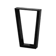 RapidHome 30 x 45 x 6cm Black Santos Steel Tube Bench Seat Furniture Leg