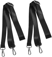 Horse Blanket Leg Straps 2pcs Adjustable Belly Bands Stretchy Strong Metal Clips for Year-Round Use