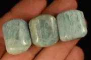 3 *AMAZONITE* Tumbled Stones 2cm 27.1g Healing, Soothing Negative Energy