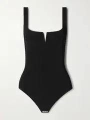 [Galvan] Galvan - Freya Stretch-knit Bodysuit - Black - x large x large Black