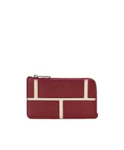 Zipper card holder One size Red
