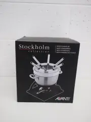 "Avanti" Stockholm Stainless Steel Fondue Set. Brand New. Bargain. Carlingford.