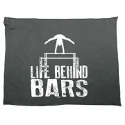 Life Behind Bars Gymnast - Funny Novelty Sports Microfiber Towel Gift Gifts