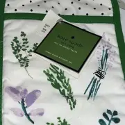 NEW Kate Spade All In Good Taste 3 Piece Kitchen Set Oven Mitt, Potholder, Towel