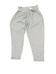 New Prana Women's Small Ryley Crop Mid Rise Yoga Harem Pants Comfort Pockets