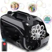 Electric Automatic Bubble Machine Bubble Blow Maker Gift Party Stage Wedding AAA