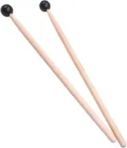 LOLIPPYY 2Pcs Wooden Glockenspiel Mallets Durable Percussion Sticks for Xylophone and Tuning Fork Comfortable Grip Premium Handle with Ball Head for Music Enthusiasts
