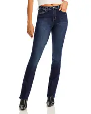 L'Agence Selma Sleek High Rise Baby Bootcut Jeans in Columbia