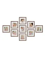 [Profile Australia] Gallery Wall Set G-A (9 Frames) in Chestnut