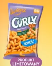 LORENZ CURLY - SALTED CAMAREL - 120G - CRUNCHY CORN CHIPS SNACKS AMERICAN