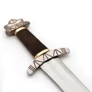 Hand Forged Carbon Steel Viking Sword Medieval Battle Ready With Scabbard