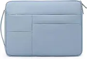 HYZUO 14-15 Inch Laptop Sleeve Bag for MacBook Air 15 M4 M3 M2, MacBook Pro 15, 15" Surface Laptop, XPS 14/15 Plus, Portable NoteBook Case for 14" HP Dell Lenovo ThinkPad Asus Acer, Pale Blue