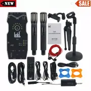 ICKB SO8 Fifth Generation Live Sound Card Cellphone with Two B98 Microphones