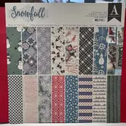 Authentique Snowfall Collection Kit 12x12 - Vinatge Snowman Holiday
