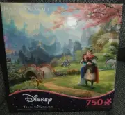 Thomas Kinkade Disney Mulan Puzzle 750 Pieces New Sealed