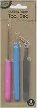3pc Quilling Paper Slotted Needle Twezzer Tool Craft DIY Gift Craft Handmade Kit