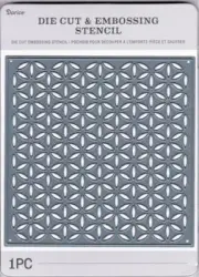 Darice Craft Dies GEOMETRIC FLORAL Pattern Die Cut Emboss Stencil 30094122
