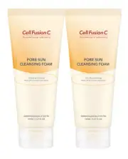 Cell Fusion C Pore Sun Cleansing Foam 150ml x 2pcs Deep Cleansing K-Beauty