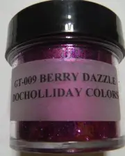 DOC HOLLIDAY GT-OO9 BERRY DAZZLE GLITTER 1 OZ. CRAFT SUPPLIES ART CERAMIC KID
