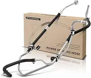 A-Premium Power Steering Hose Pressure & Return Hose Line Assembly Compatible with Hyundai Genesis Coupe 2013 2014 2015 2016 3.8L Pump to Reservoir