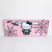 HELLO KITTY Skeleton Pink 19" Hammered Tray Halloween Stars Bats Spider Webs NEW