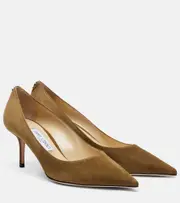 [Jimmy Choo] Jimmy Choo Love 65 suede pumps AU 11 green