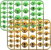 Cabilock Motorcycle Engine Bolt Covers Decorative Screw Cap Set for Motorbike Enhance Appearance Stability