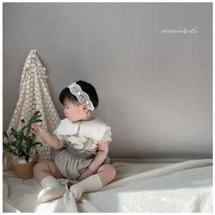 Nunubiel 質感蕾絲鬆緊髮帶《現貨》｜嬰兒髮帶 寶寶髮帶 女寶 髮飾嬰兒 寶寶 瀏海髮帶 韓國童裝 女童髮飾