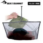 【SEA TO SUMMIT 澳洲 15D 置裝備網-TELOS 3專用《黑》】STSATS2040/露營/帳內網/收納網/掛網