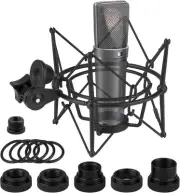 Geekria for Creators Microphone Shock Mount Compatible with Neumann Black